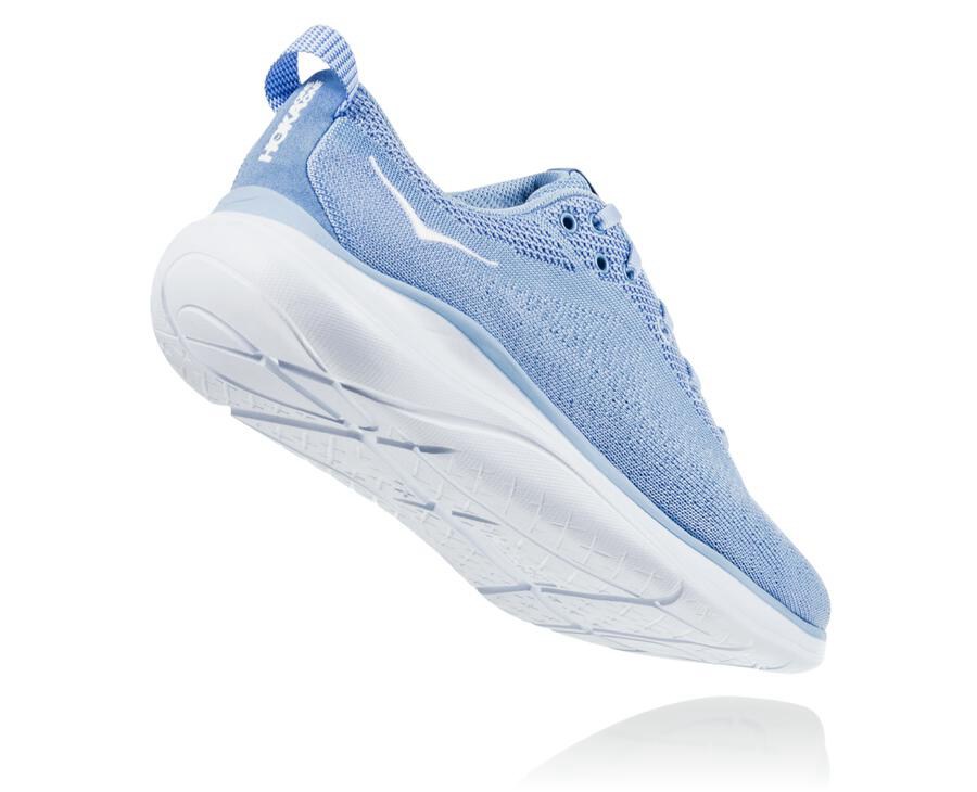 Tenis Hoka One One Feminino Azuis/Branco - Hupana Flow - 863-RJWKVL